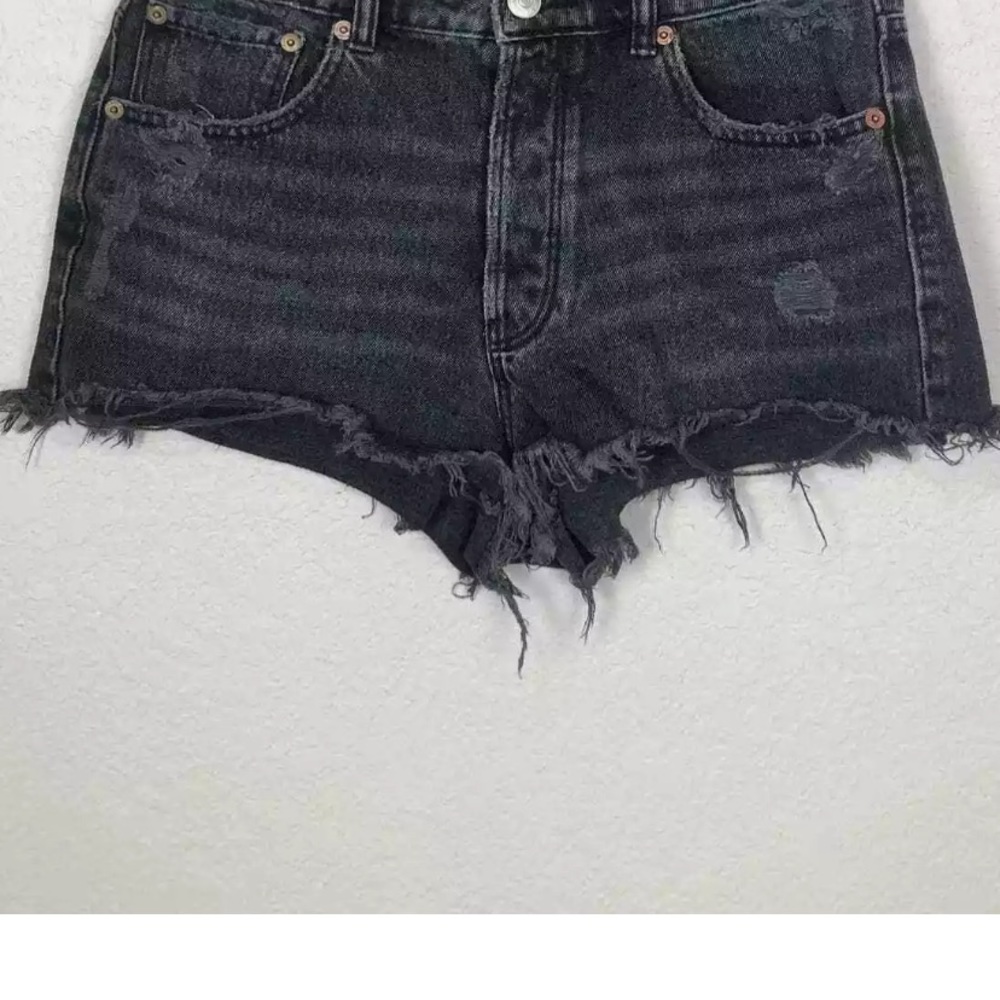Zara black high waisted shorts